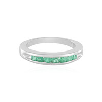 Anillo en plata con Esmeralda de Colombia