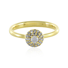 Anillo en plata con Diamante I4 (J)
