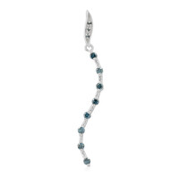 Colgante en plata con Diamante fantasía