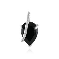 Colgante en plata con Ónix negro