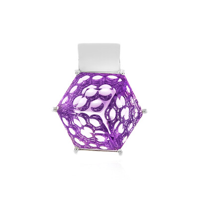 Colgante en plata con Amatista Rosa de Francia