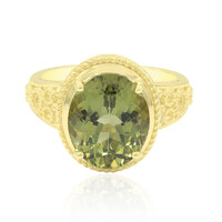 Anillo en oro con Apatita de Fort Dauphin (Tenner Diniz)