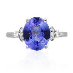 Anillo en oro con Tanzanita sin calentar (CIRARI)