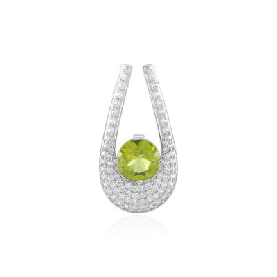 Colgante en plata con Peridoto de Arizona