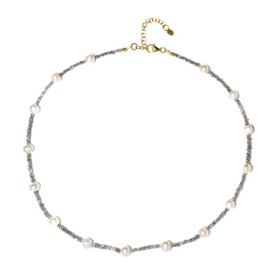 Collar en plata con Perla blanca Freshwater