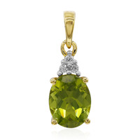 Colgante en plata con Peridoto