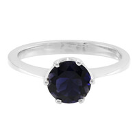 Anillo en plata con Iolita de Orissa
