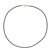 Collar en plata con Espinela negra