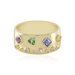Anillo en oro con Tsavorita de Tanzania (Adela Gold)