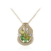 Collar en plata con Peridoto de Birmania