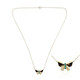 Collar en oro con Esmeralda de Zambia AAA (de Melo)