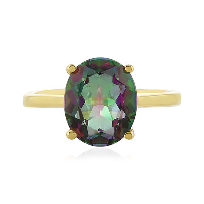Anillo en plata con Cuarzo místico