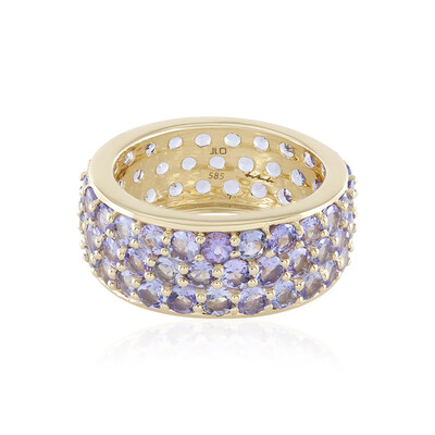 Anillo en oro con Tanzanita (de Melo)