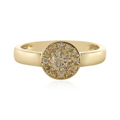 Anillo en oro con Diamante chocolate I3