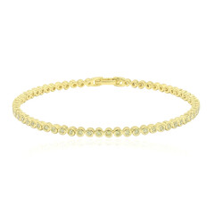 Brazalete en oro con Diamante amarillo canario