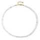 Collar en plata con Piedra de Luna arcoíris