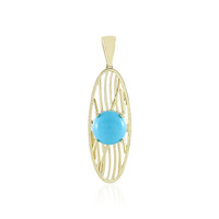Colgante en oro con Turquesa bella durmiente (Ornaments by de Melo)