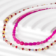 Collar en plata con Zafiro rosa de Madagascar