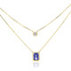 Collar en oro con Tanzanita AAA (CIRARI)