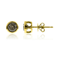 Pendientes en oro con Diamante chocolate SI2 (CIRARI)