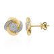 Pendientes en oro con Diamante SI1 (G) (Annette)