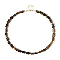 Collar en plata con Ojo de tigre