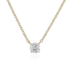 Collar en oro con Diamante IF (G)  (de Melo)