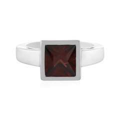 Anillo en plata con Zircón rosado
