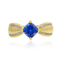 Anillo en oro con Tanzanita AAA (de Melo)
