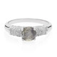 Anillo en plata con Espectrolita