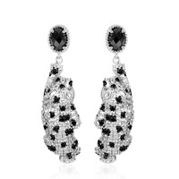 Pendientes en plata con Hematita negra (Dallas Prince Designs)