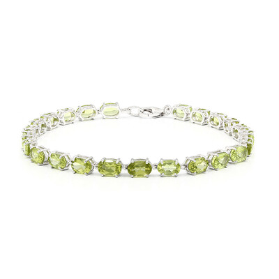 Brazalete en plata con Peridoto