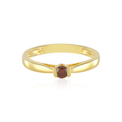 Anillo en plata con Diamante rojo I2