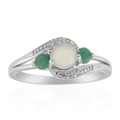 Anillo en plata con Ópalo de Welo