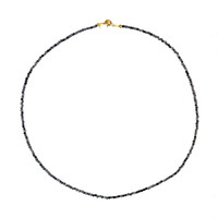 Collar en plata con Obsidiana Copo de Nieve
