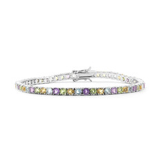 Brazalete en plata con Amatista