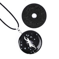 Accesorio en plata con Perla de lava