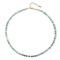 Collar en plata con Grandidierita