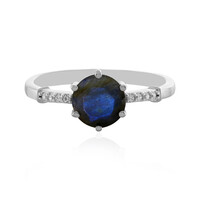 Anillo en plata con Labradorita