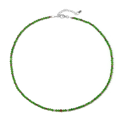 Collar en plata con Hematita mística