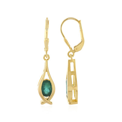 Pendientes en plata con Grandidierita