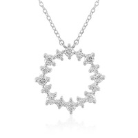 Collar en oro con Diamante limpio a lupa F (LUCENT DIAMONDS)