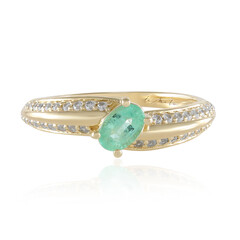 Anillo en oro con Esmeralda de Rusia (de Melo)