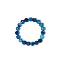 Brazalete con Ágata azul