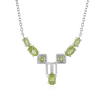 Collar en plata con Peridoto