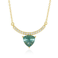 Collar en plata con Fluorita verde