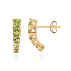 Pendientes en plata con Peridoto