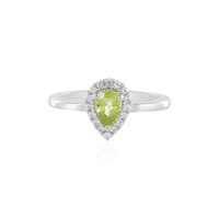 Anillo en plata con Peridoto