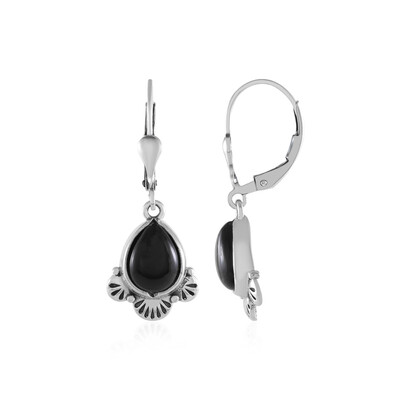 Pendientes en plata con Ónix negro (Desert Chic)