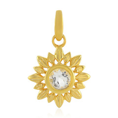 Colgante en plata con Cuarzo blanco